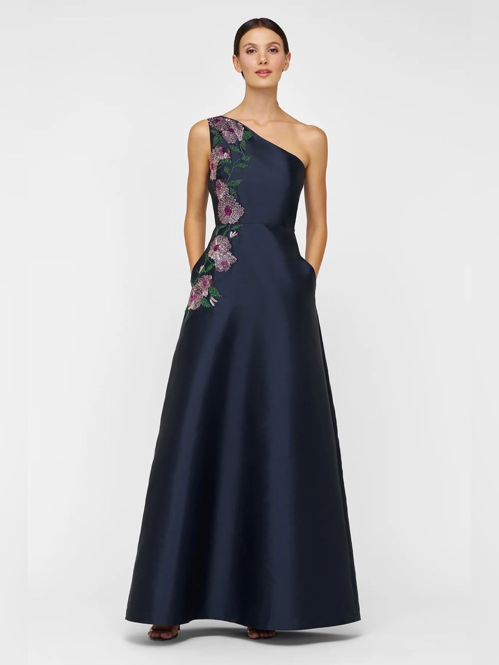 NEW KAY UNGER Giada Gown in Dark Midnight Size 10 - Picture 12 of 12